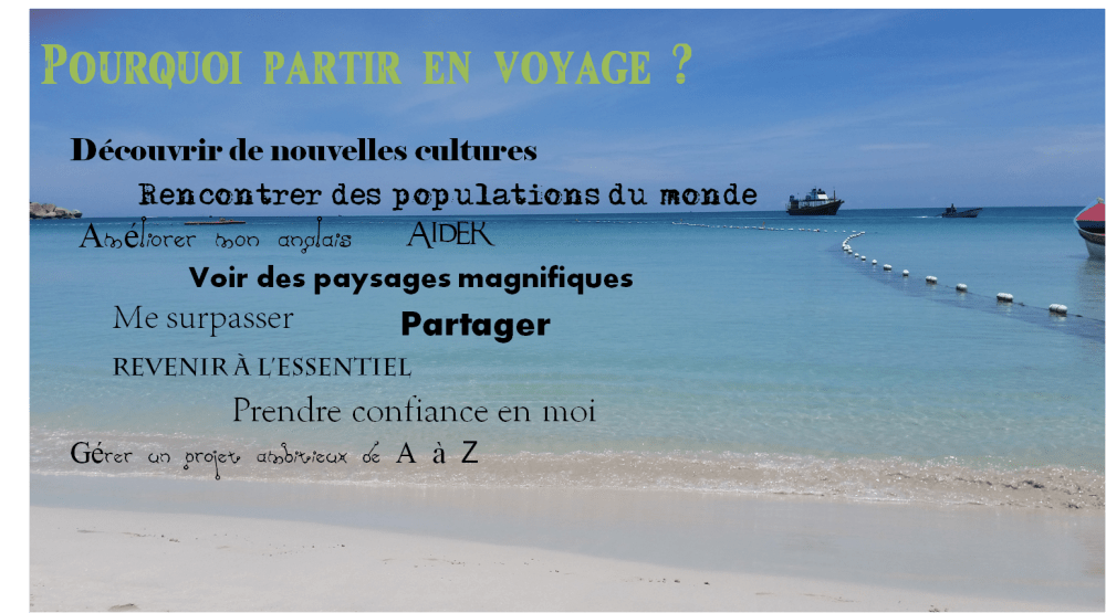 Pourquoi partir en voyage