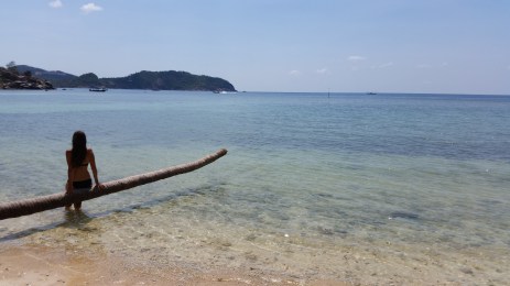 Sur l'île de Koh Phangan en Thaïlande